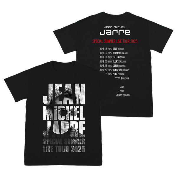 Special Summer 2025 Black & White Design Black T-shirt